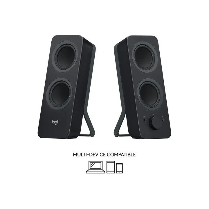 Altavoces Logitech Z207 Bluetooth Black | InfoChen Canarias