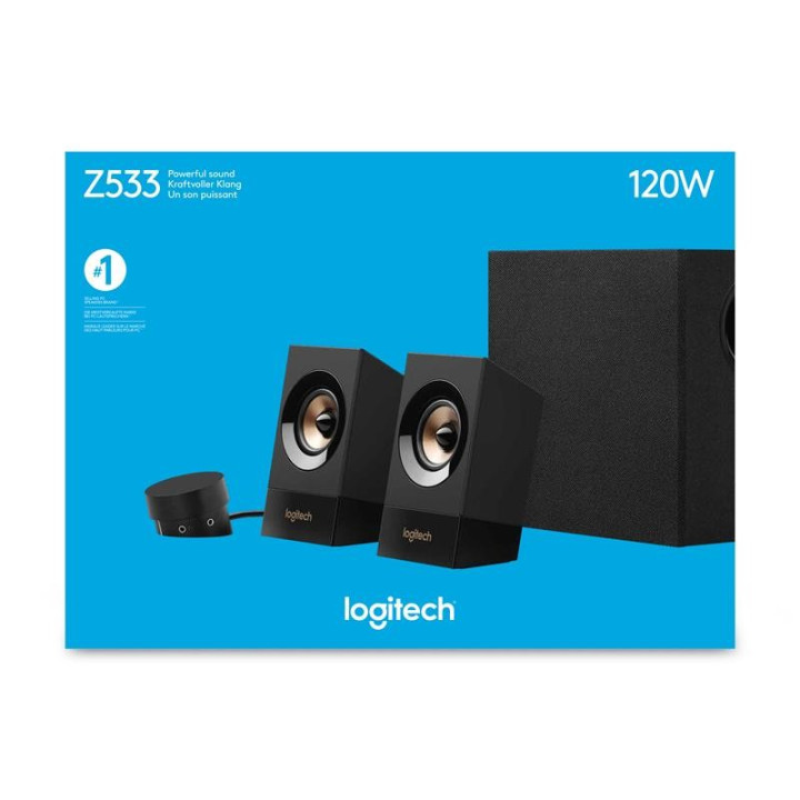 Altavoces Logitech Z533 2.1 60W Black | InfoChen Canarias