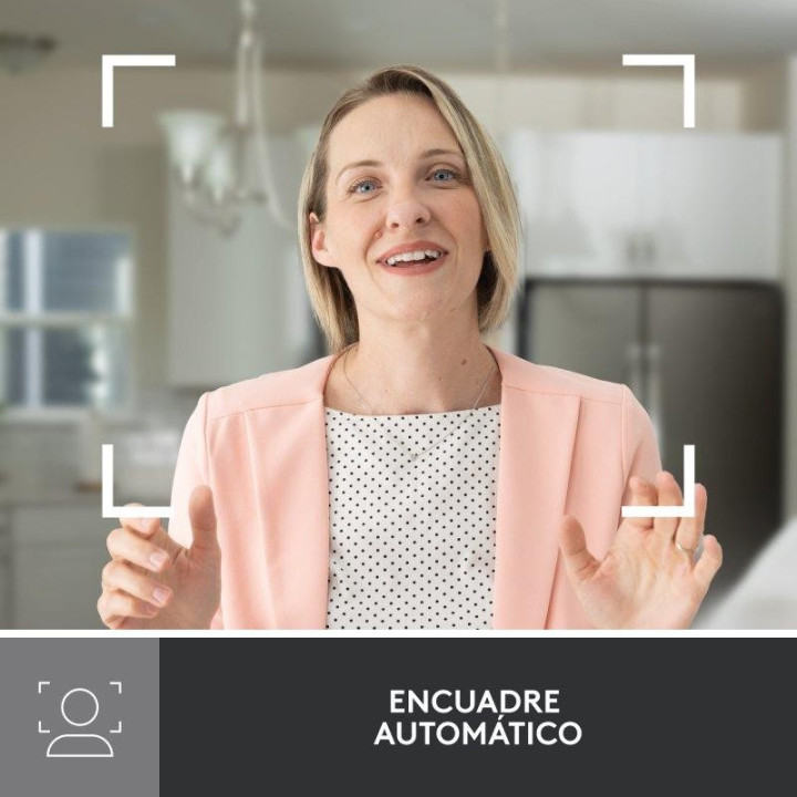 Webcam Logitech Brio 500 Fhd USB-C White | InfoChen Canarias