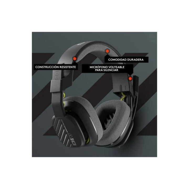 Auriculares + Microfono Logitech Gaming A10 Astro Jack 3.5MM