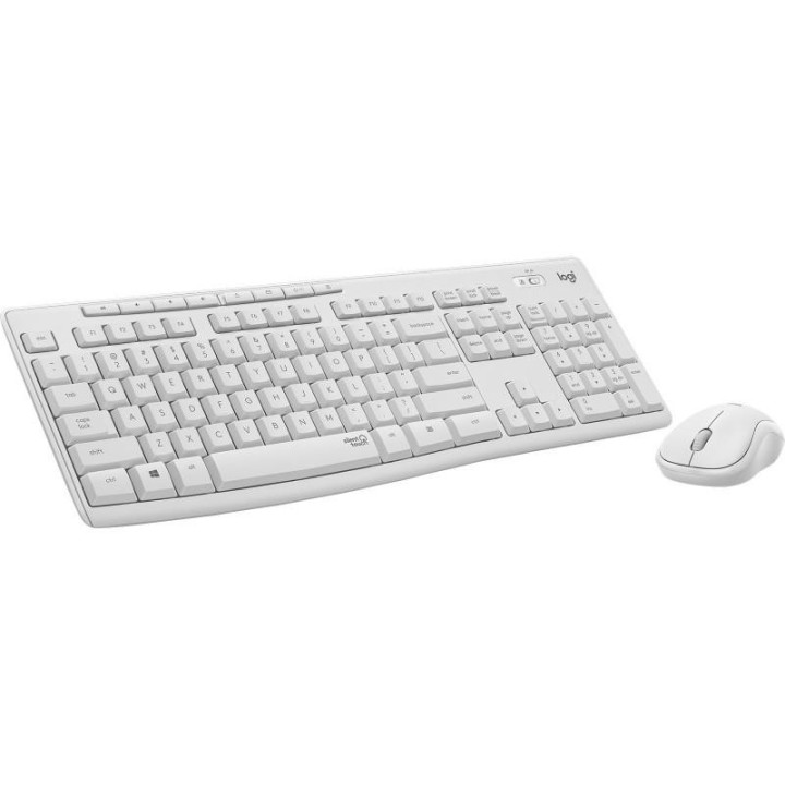 Teclado + Raton Logitech MK295 Wireless White | InfoChen Canarias