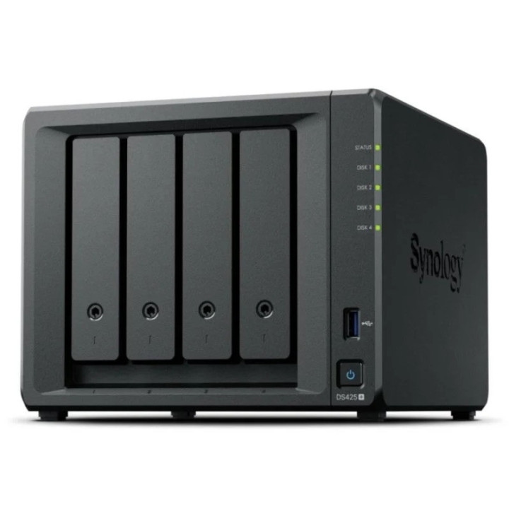 Unidad NAS Synology DS425+ 4 Hdd/ssd Diskstation CPU 2.7GHZ 2GB