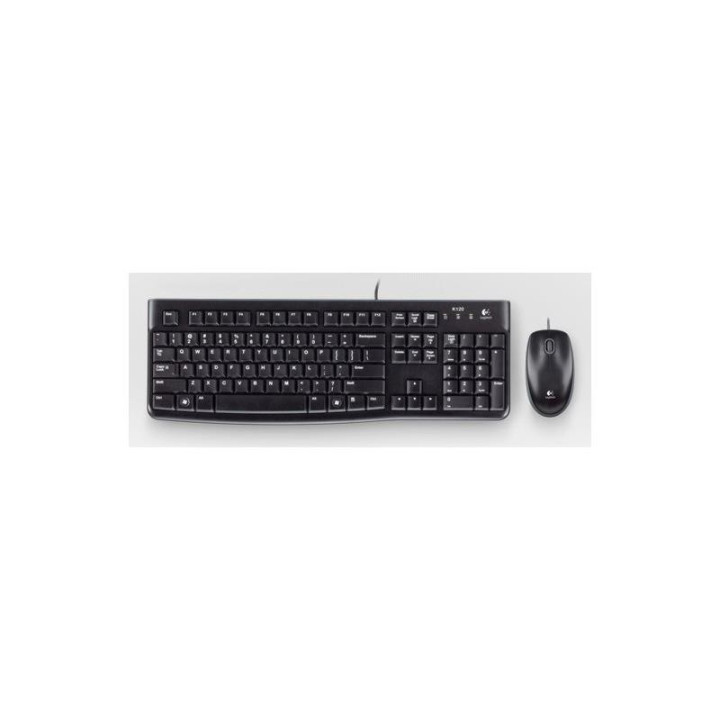 Teclado + Raton Logitech MK120 USB Black | InfoChen Canarias