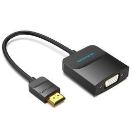 Adaptador Conversor Vention Hdmi/m A Vga/h 15CM Black | InfoChen