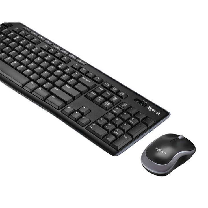 Teclado + Raton Logitech MK270 Wireless Black | InfoChen Canarias