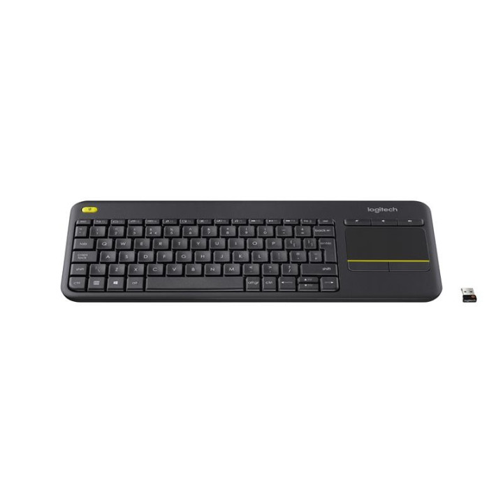 Teclado Logitech K400 Rf Wireless Touchpad Black | InfoChen