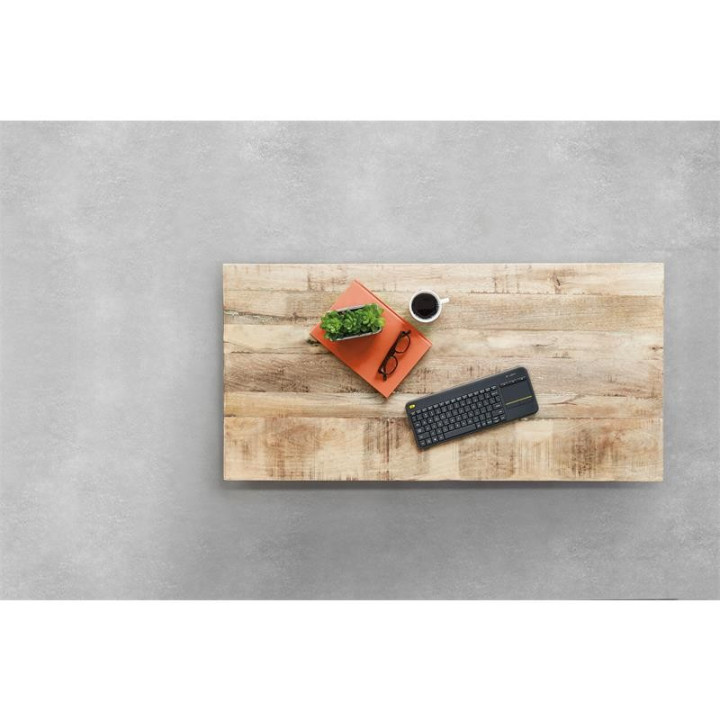 Teclado Logitech K400 Rf Wireless Touchpad Black | InfoChen