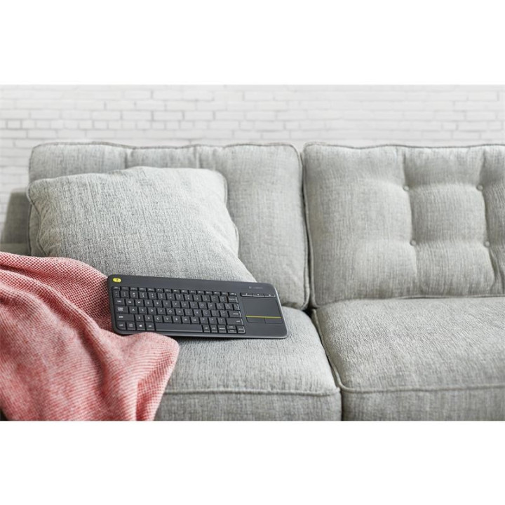 Teclado Logitech K400 Rf Wireless Touchpad Black | InfoChen