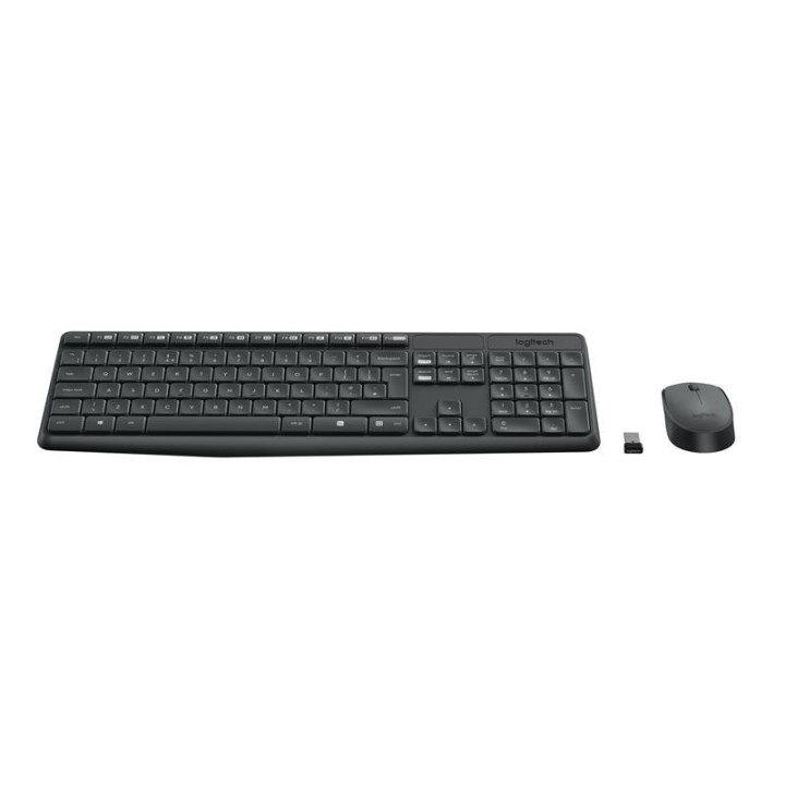 Teclado + Raton Logitech MK235 Wireless Black | InfoChen Canarias