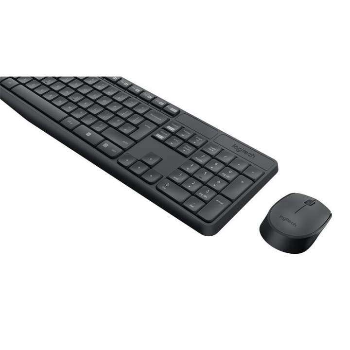 Teclado + Raton Logitech MK235 Wireless Black | InfoChen Canarias