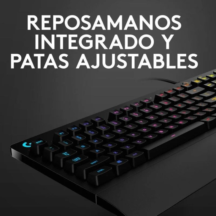 Teclado Gaming Logitech G213 USB RGB Black | InfoChen Canarias