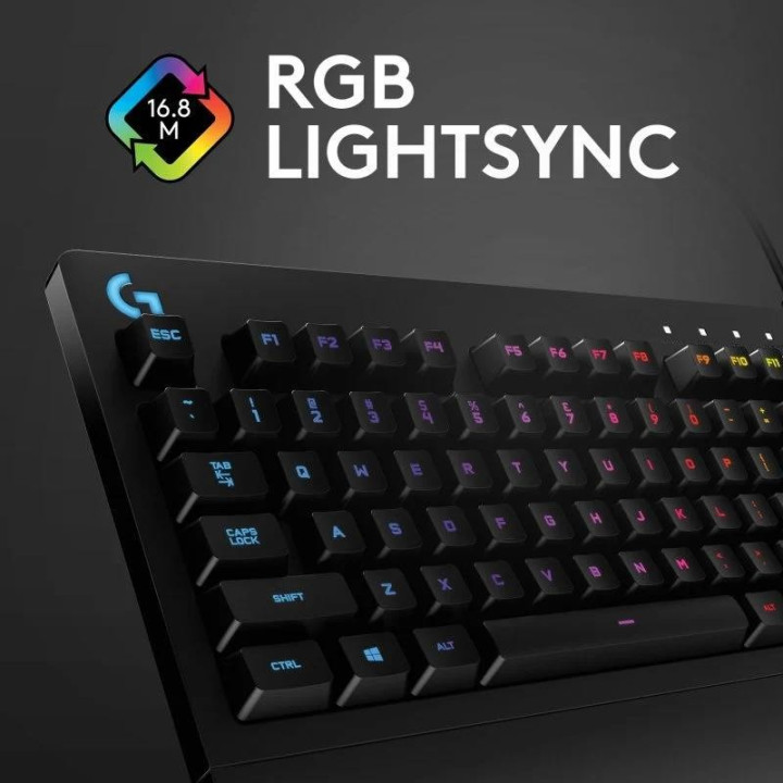 Teclado Gaming Logitech G213 USB RGB Black | InfoChen Canarias