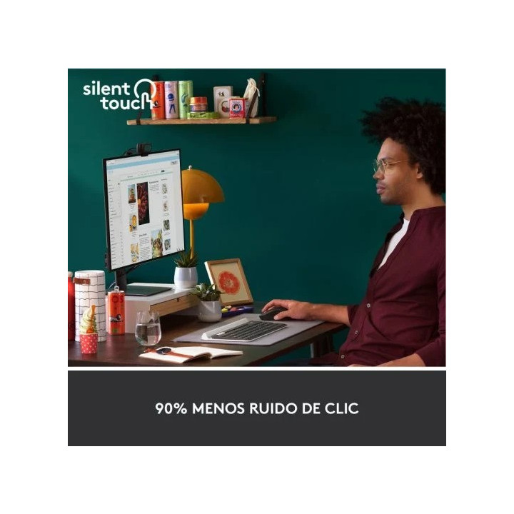Raton Logitech Signature M650 L Wireless Black | InfoChen