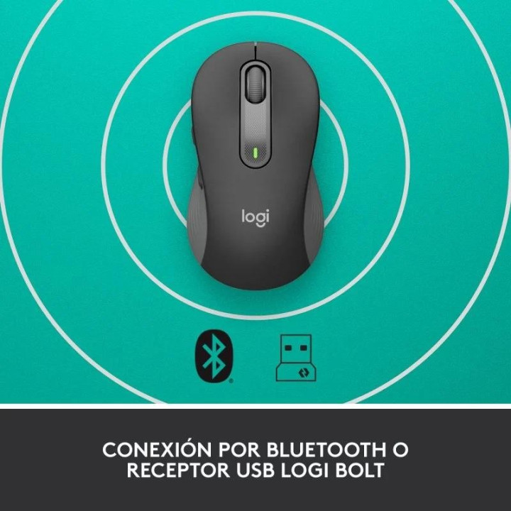 Raton Logitech Signature M650 M Wireless Black | InfoChen