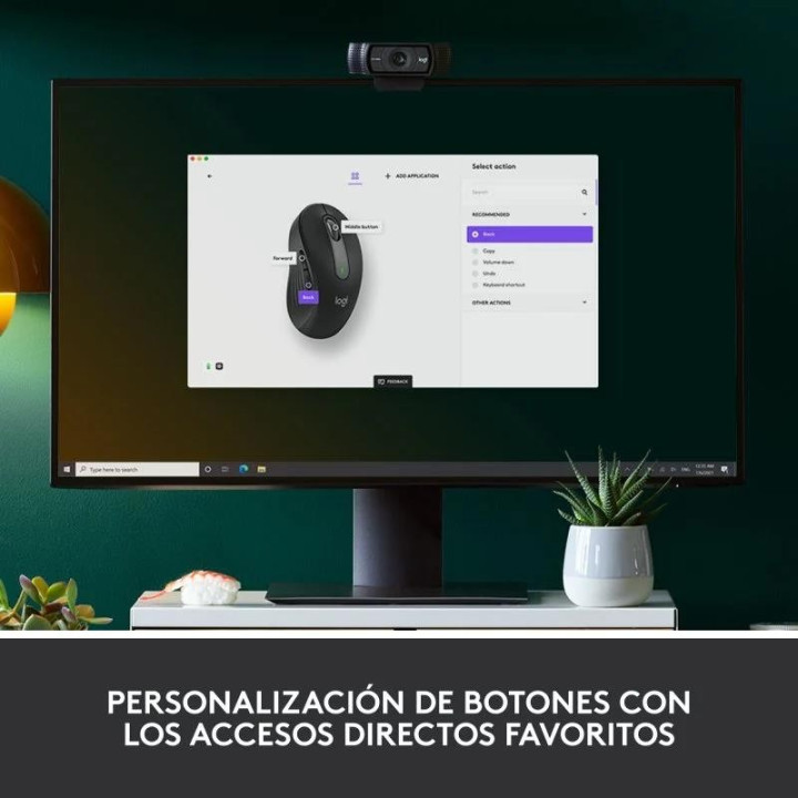 Raton Logitech Signature M650 M Wireless Black | InfoChen