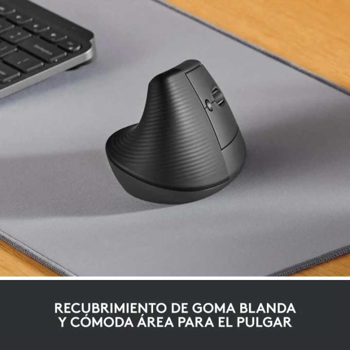 Raton Logitech Lift Vertical Wireless Ergonomic 4000DPI 6 Botones