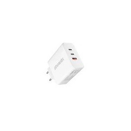 Cargador De Pared Phoenix Gan 2XUSB-C X1USB-A 65W White |
