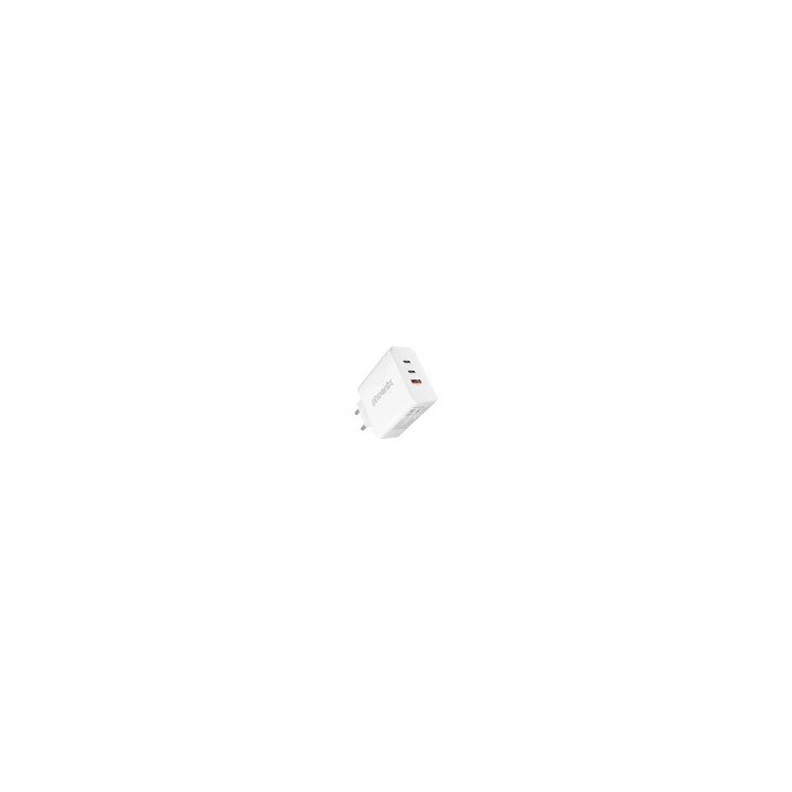 Cargador De Pared Phoenix Gan 2XUSB-C X1USB-A 65W White |