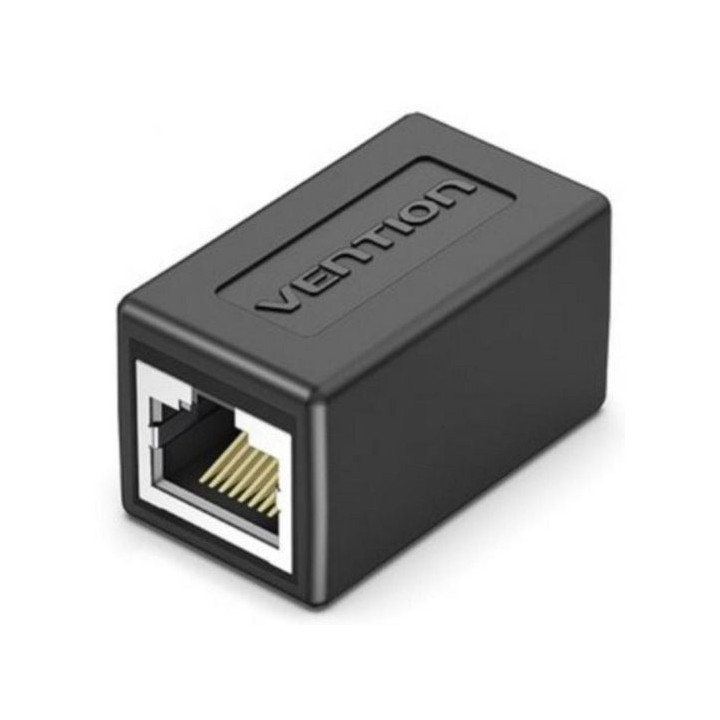 Adaptador Vention RJ45 CAT.6 Ftp Hembra - Hembra Black (( Pack