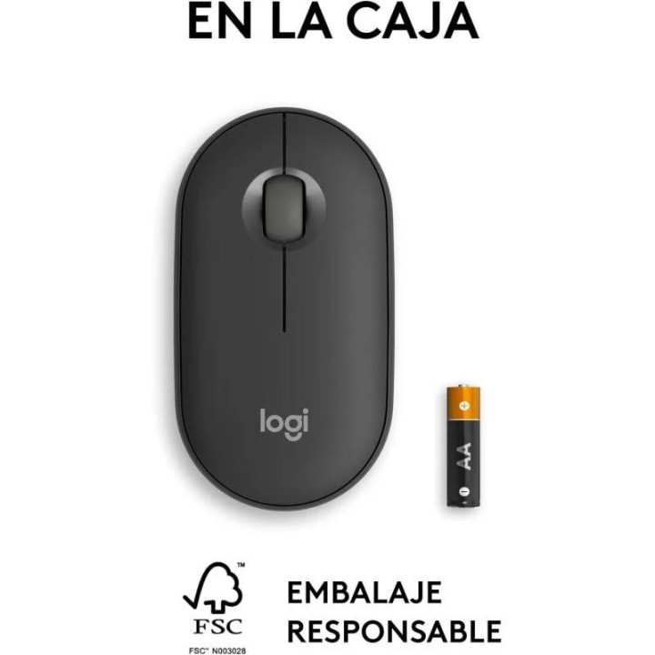 Raton Logitech Pebble 2 M350S Wireless Black | InfoChen Canarias
