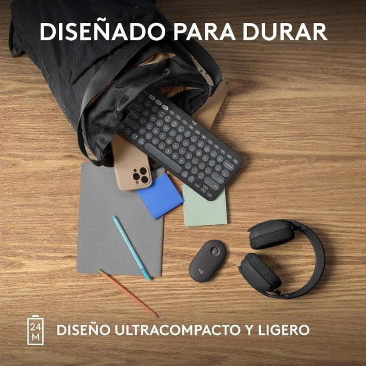 Raton Logitech Pebble 2 M350S Wireless Black | InfoChen Canarias