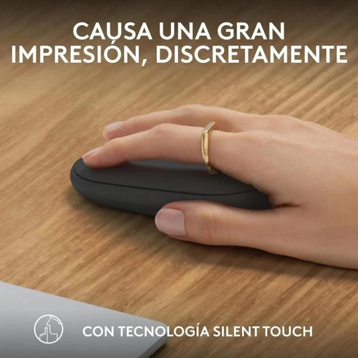 Raton Logitech Pebble 2 M350S Wireless Black | InfoChen Canarias
