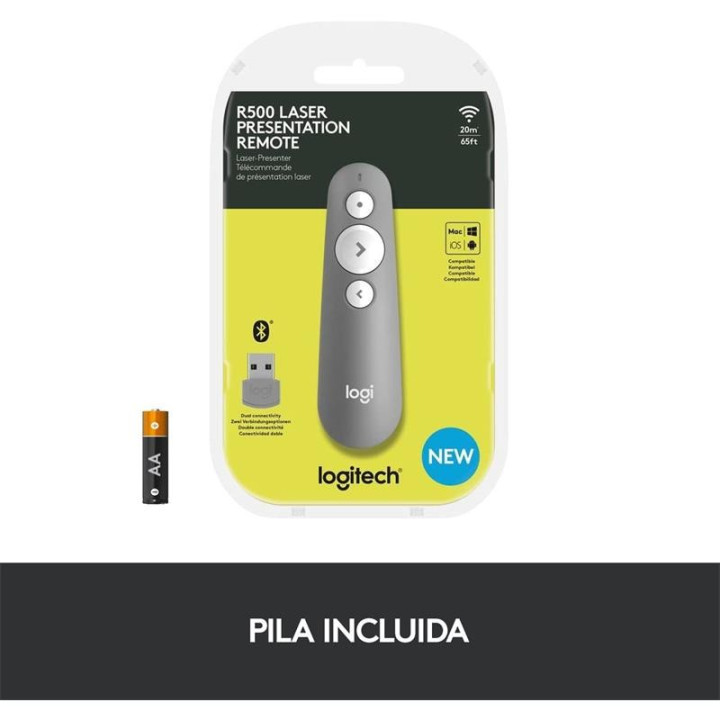 Presentador Logitech R500S Inalambrico | InfoChen Canarias