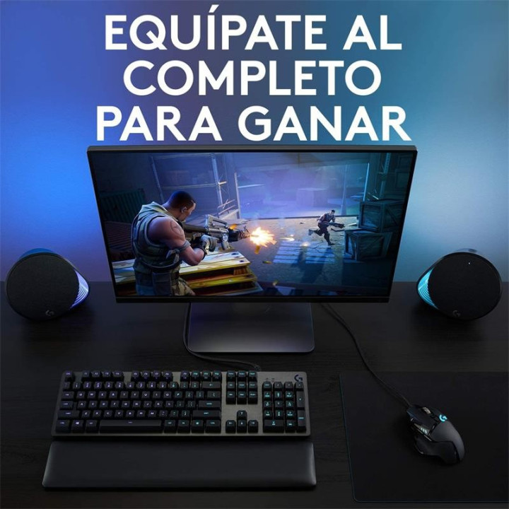 Raton Logitech G502 Hero Optico USB Gaming Black | InfoChen