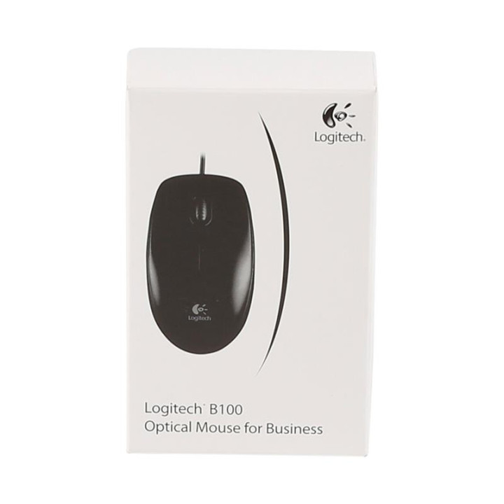 Raton Logitech B100 USB Black | InfoChen Canarias