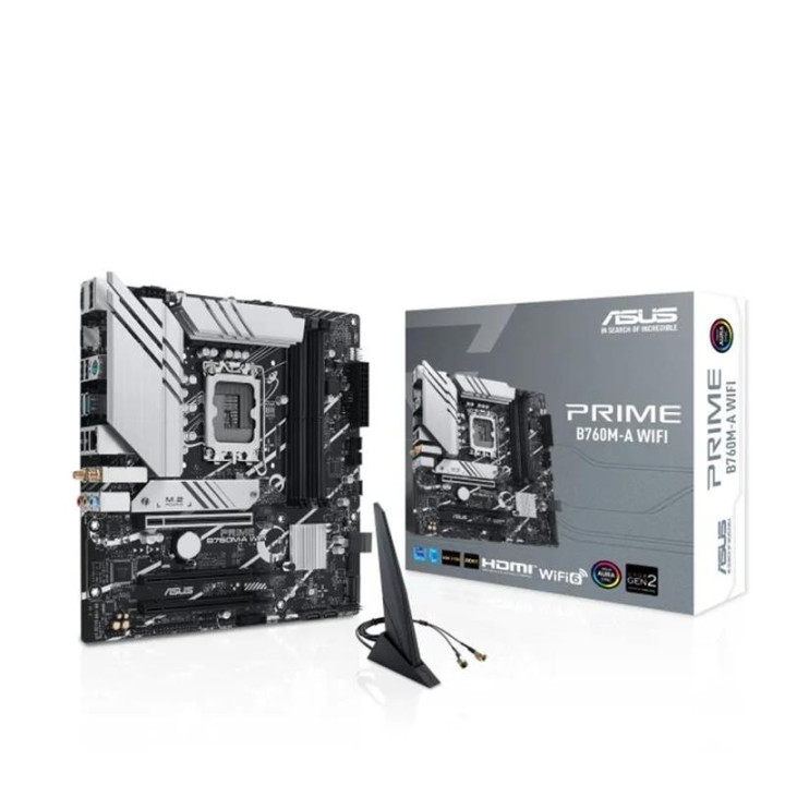 Placa Base Asus Prime B760M-A WIFI Matx 4XDDR5 HDMI + DP |