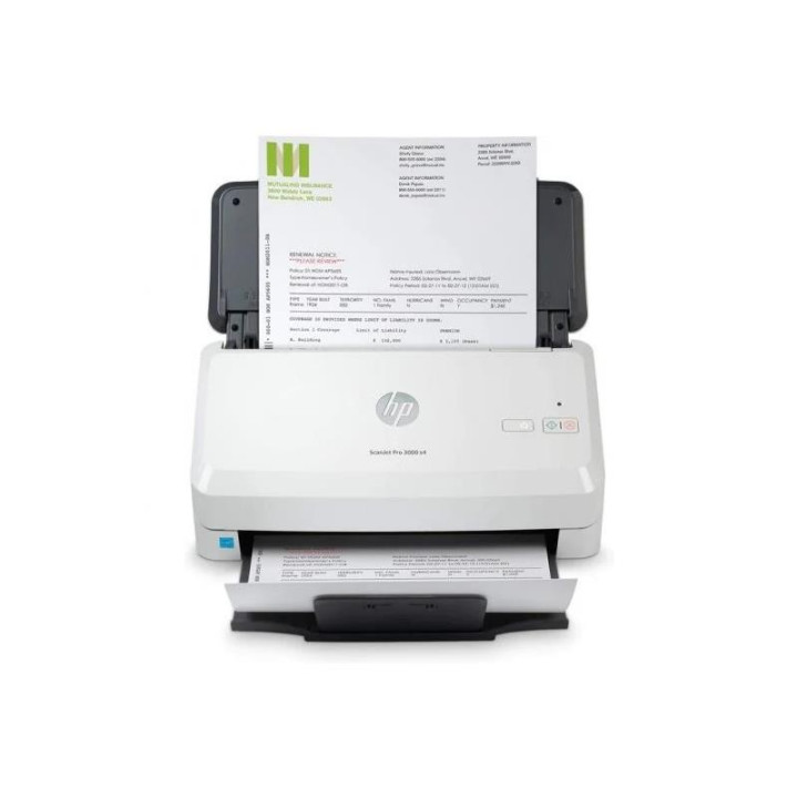 Escáner HP Documental Scanjet Pro 3000 S4 Duplex Adf White |