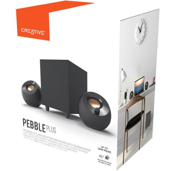 Altavoces Creative Pebble Plus USB 2.1 | InfoChen Canarias