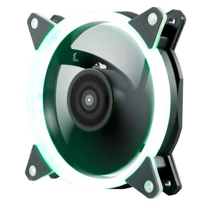 Ventilador 12CM Unykach Candy 20 Adicional Chasis Green Ring LED