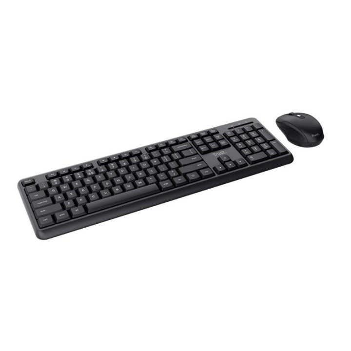 Teclado + Raton Trust TKM-360 Wireless Silent Black | InfoChen
