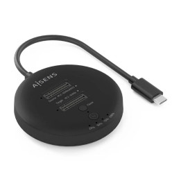 Dock Station Clone Aisens X2 M2 NVME USB-C 3.2 Black | InfoChen