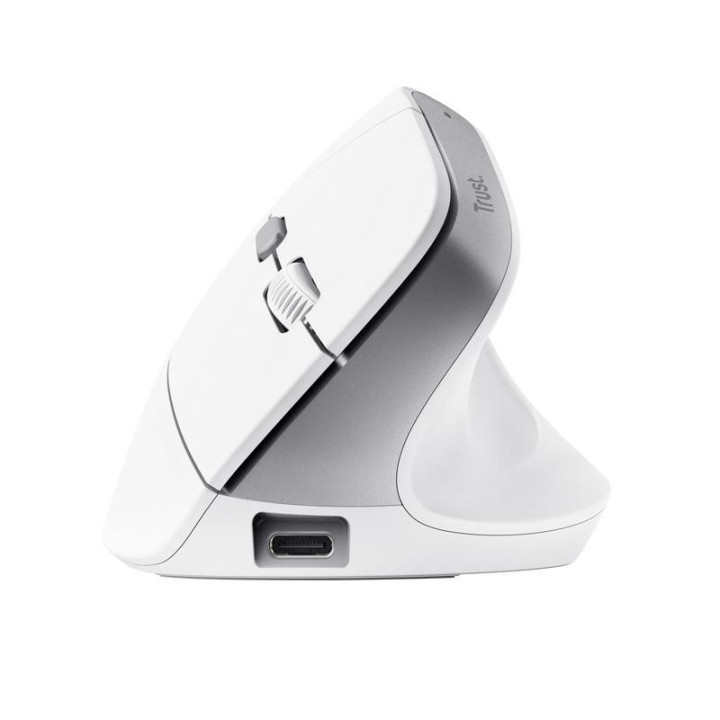 Raton Trust Bayo Ii Ergonomico Eco 2400 Dpi Wireless Recargable