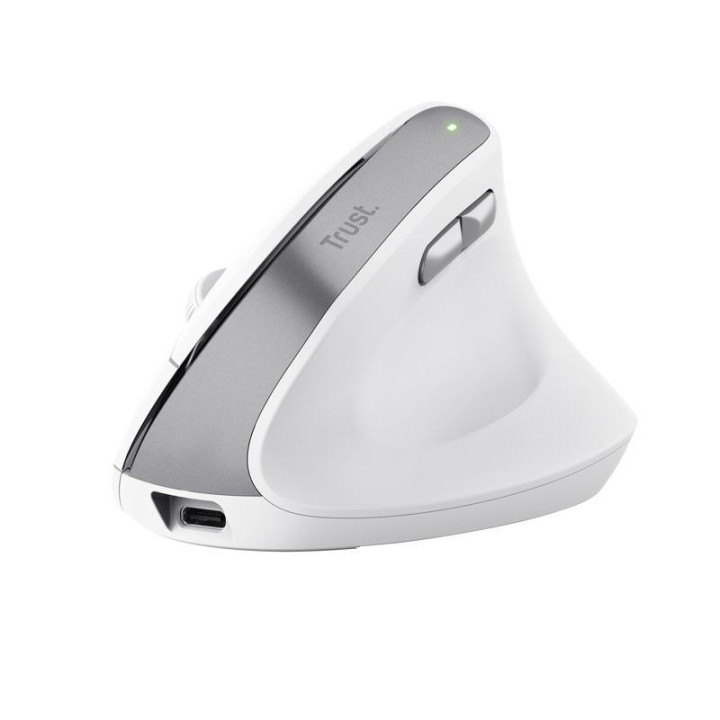 Raton Trust Bayo Ii Ergonomico Eco 2400 Dpi Wireless Recargable