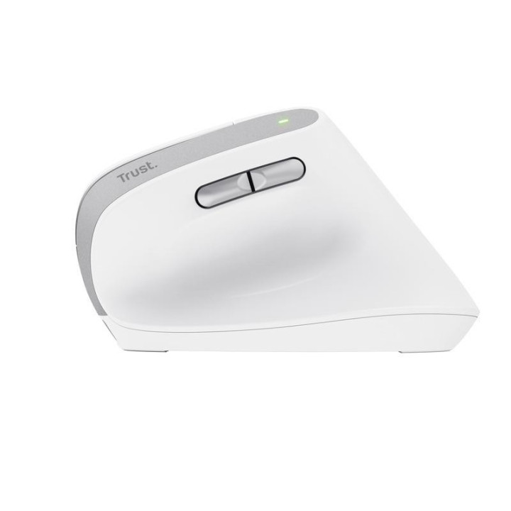 Raton Trust Bayo Ii Ergonomico Eco 2400 Dpi Wireless Recargable