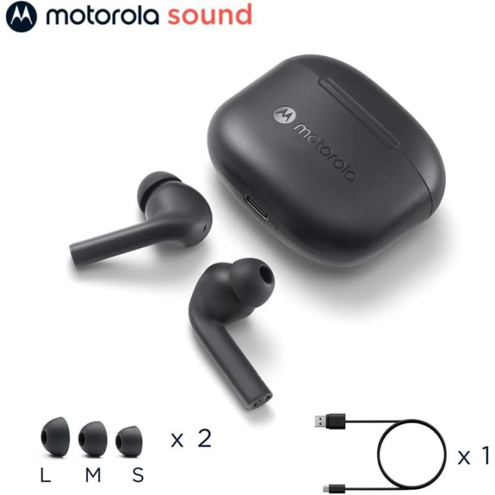 Auriculares Motorola Moto Buds 065 In Ear Anc Bluetooth 5.3 Black