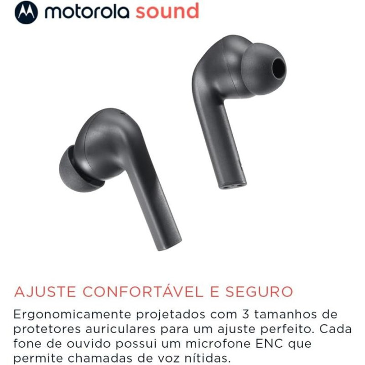 Auriculares Motorola Moto Buds 065 In Ear Anc Bluetooth 5.3 Black