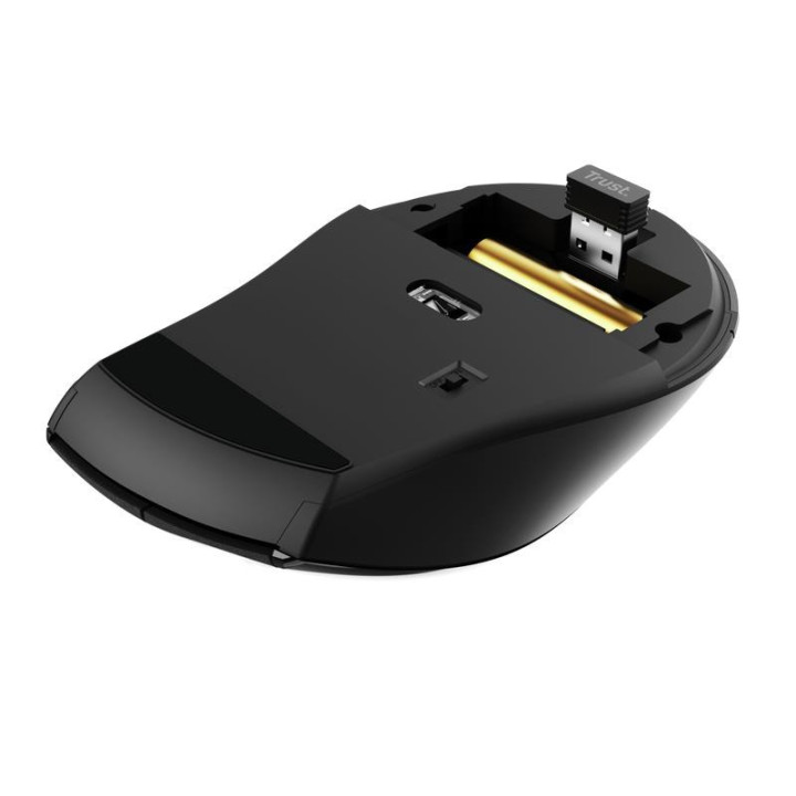 Raton Trust Sura Wireless Silent 1600DPI Black | InfoChen