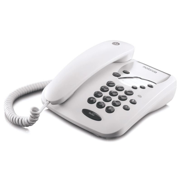 Teléfono Motorola CT1 Analogico White | InfoChen Canarias