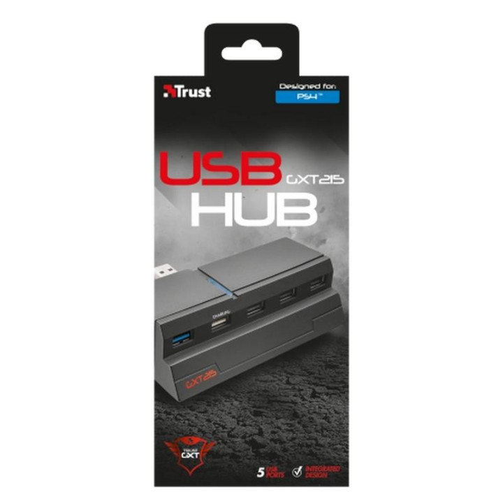 Hub USB Trust GXT215 PS4 | InfoChen Canarias