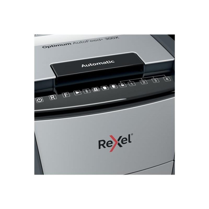 Destructora Rexel Optimum Autofeed+ 300X Automatica Particulas |