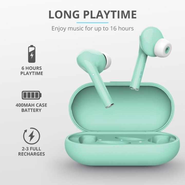 Auriculares Trust Nika Touch Earphones Bluetooth Wireless