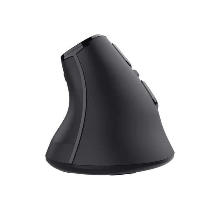 Raton Trust Voxx Ergonomico Wireless 9 Botones Black | InfoChen
