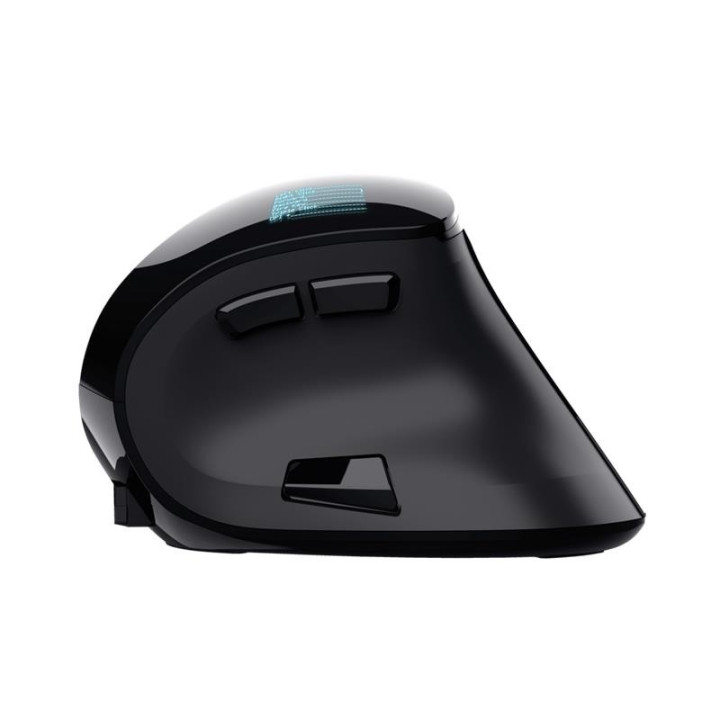 Raton Trust Voxx Ergonomico Wireless 9 Botones Black | InfoChen