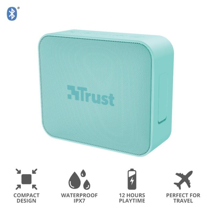 Altavoces Trust Zowy Wireless Bluetooth Mint | InfoChen Canarias