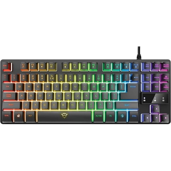 Teclado Trust Gaming Gxt 833 Metalico USB RGB | InfoChen Canarias