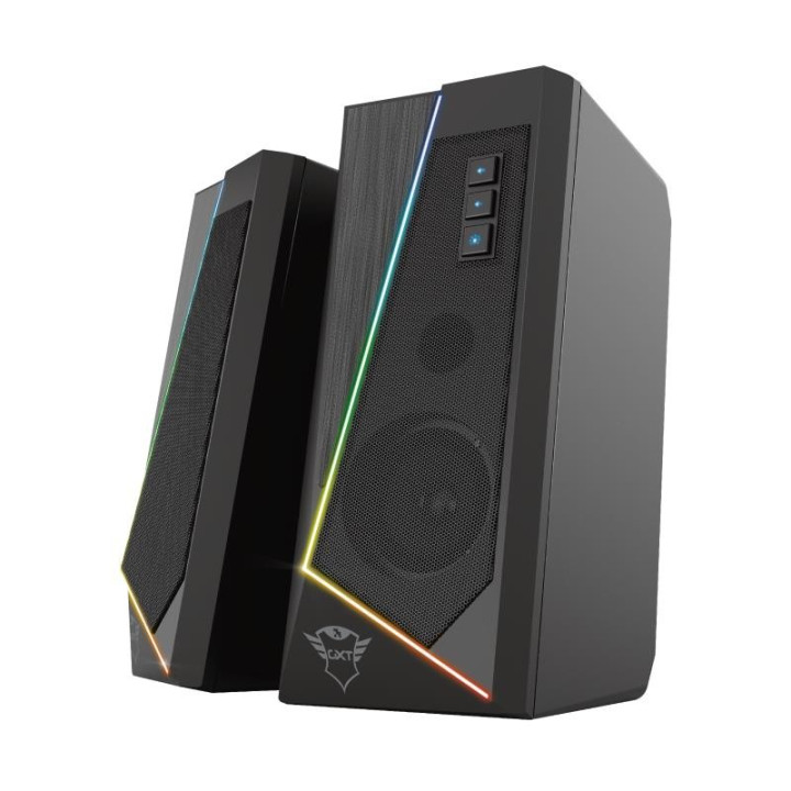 Altavoces Trust Gaming Gtx 609 Zoxa RGB 2.0 Speakerset | InfoChen